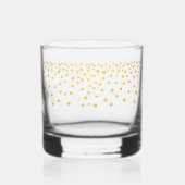 Elegant Goud Metallic Look Confetti Drinkware Set Whisky Glas (Links)