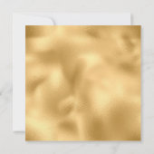 Elegant Goud Metallic Shimmer Modern Save The Date Kaart (Achterkant)