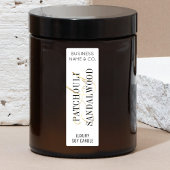 Elegant Goud Moderne Kaarsenkruik Dun Verticaal La Labels