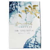 ELEGANT GOUD NAVY ONDERWATER VIS BRUIDSSUITE MEDIUM CADEAUZAKJE (Achterkant)