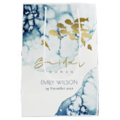 ELEGANT GOUD NAVY ONDERWATER VIS BRUIDSSUITEIT MEDIUM CADEAUZAKJE (Achterkant)