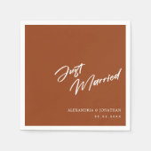 Elegant goud net getrouwd aangepaste bruiloft serv servet (Voorkant)