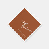 Elegant goud net getrouwd aangepaste bruiloft serv servet (Hoek)