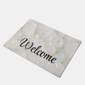 Elegant goud opaal edelsteen Welkom Deurmat (Schuin)