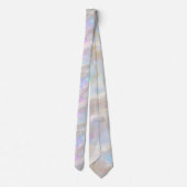 Elegant Goud Opal Edelsteen Patroon Chic Stropdas (Achterkant)