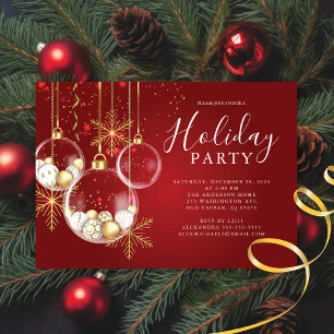 Elegant Goud Ornament Kerstfeest Kaart