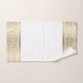 Elegant goud paisley patroon bad handdoek (Handdoek)