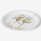 Elegant Goud Partij Papier Bord (Gekanteld)