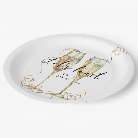 Elegant Goud Partij Papier Bord (Gekanteld)