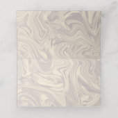Elegant Goud Plaatskaartje (Binnenkant ongevouwen)