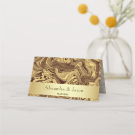 Elegant Goud Plaatskaartje