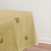 Elegant Goud Rendier Gouden Brieven Kerst Klein Tafelkleed (Voorbeeld)