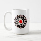 Elegant Goud Rood Mandala Koffiemok (Links)