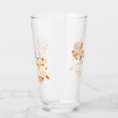 Elegant Goud Roos Bruiloft Glas (Links)