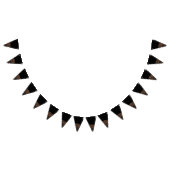 Elegant Goud Roos Zwart Bruiloft Vlaggetjes (Alle)