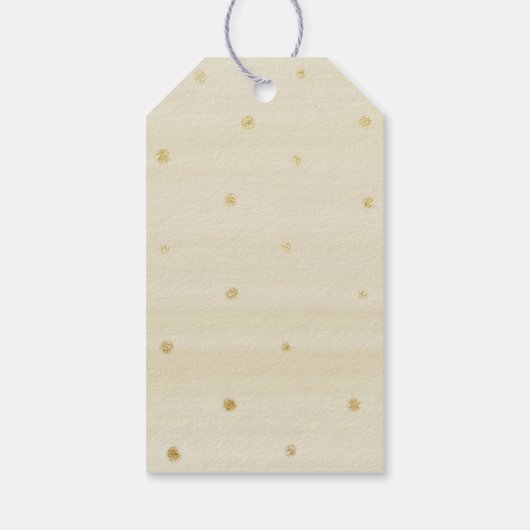 Elegant Goud Roze Bloemen Vrijgezellenfeest Labels Cadeaulabel (Achterkant)