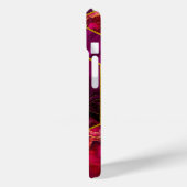 Elegant goud roze paarse glitter girly Case-Mate iPhone case (Achterkant / Links)