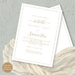 Elegant Goud Script Border 60e Verjaardagsfeestje Kaart<br><div class="desc">Elegant Goud Script Border 60e Verjaardagsfeest. Digitaal verkrijgbaar of gedrukt. Een minimalistisch modern tekstontwerp voor uw zestigste dat volledig aanpasbaar is, met een enkele lijnrand. Wijzig de woorden naar wens en u kunt ook tekst- en achtergrondkleuren en nog veel meer wijzigen als u dat wenst via de optie Verder bewerken....</div>