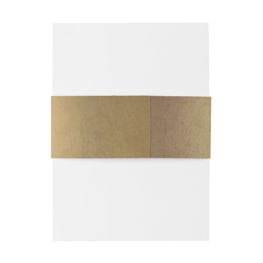 Elegant Goud Script Monogram Glanzend Goud Bruilof Uitnodigingen Wikkel (Achterkant Voorbeeld)