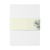 Elegant Goud Script Wit Rose Dubbel Lijst Uitnodigingen Wikkel (Achterkant Voorbeeld)