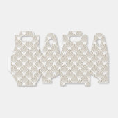 Elegant goud shell patroon bedankdoosjes (Uitgevouwen)
