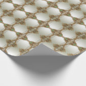 Elegant Goud Sierlijk Inpakpapier (Hoek)