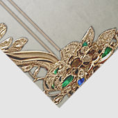 Elegant Goud Sierlijk Tissuepapier (Detail)