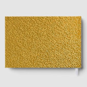 Elegant goud textuur 9" x 6" gastenboek (Achterkant)