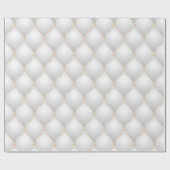 Elegant Goud Wit Glam Kerstmis Cadeaupapier (Vlak)