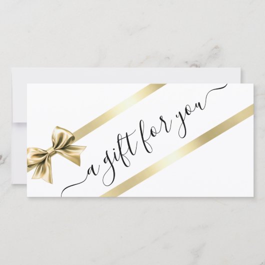 ELEGANT, GOUD, WIT, LINT BEDRIJFS CERTIFICAAT (Voorkant)