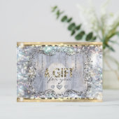 Elegant Goud Zilver Holograph Unieke Glitter (Staand voorkant)