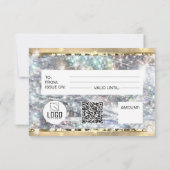 Elegant Goud Zilver Holograph Unieke Glitter (Achterkant)