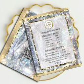 Elegant Goud Zilver Holograph Unieke Glitter Flyer