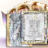 Elegant Goud Zilver Holograph Unieke Glitter Flyer