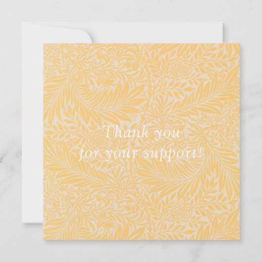 Elegant Goud Zwart Bedrijfsdiner Kaart (Achterkant)