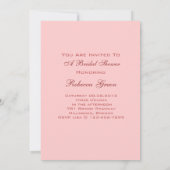 Elegant  Goud zwart formeel damask tea party Kaart (Achterkant)