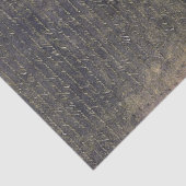 Elegant  Goud Zwart Handgeschreven Brief Tissuepapier (Detail)