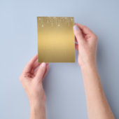 Elegant goudblanco flyer (Hand)