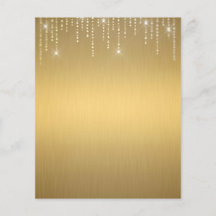 Elegant goudblanco flyer