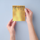 Elegant goudblanco flyer (Hand)
