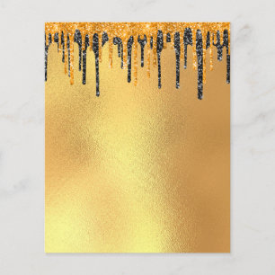 Elegant goudblanco flyer