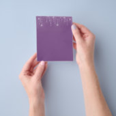 Elegant goudblanco flyer (Hand)