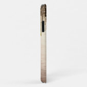 Elegant goudbruine druppels glitter monogram Case-Mate iPhone case (Achterkant/rechts)