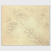 Elegant  gouddemaspatroon cadeaupapier (Vlak)