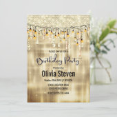 Elegant gouddruppelmonogram kaart (Staand voorkant)