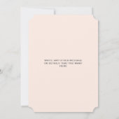 Elegant goudeffect behalve datumkaart save the date (Achterkant)