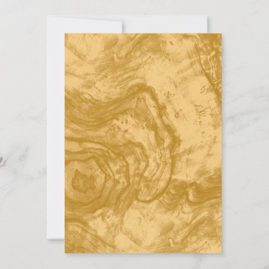 Elegant Gouden 50-jarig Huwelijksfeest op Maat Kaart (Achterkant)