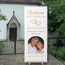 Elegant Gouden 50ste Verjaardag Feest Custom