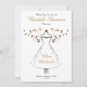 Elegant gouden accent Vrijgezellenfeest Kaart (Voorkant)