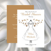 Elegant gouden accent Vrijgezellenfeest Kaart